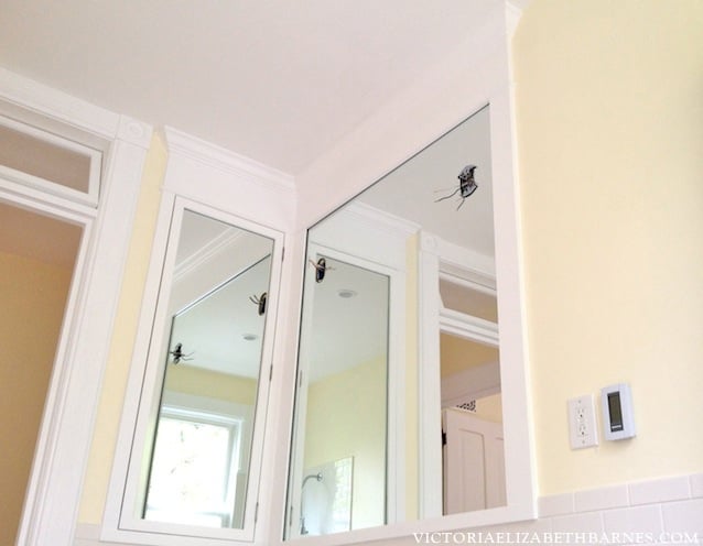 Framing Out The Medicine Cabinet Sconces Crown Molding