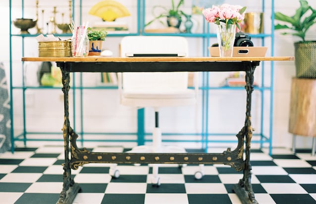 Inspiration for our DIY kitchen remodel… I love the idea of using salvaged or repurposed materials in place of a traditional kitchen island.