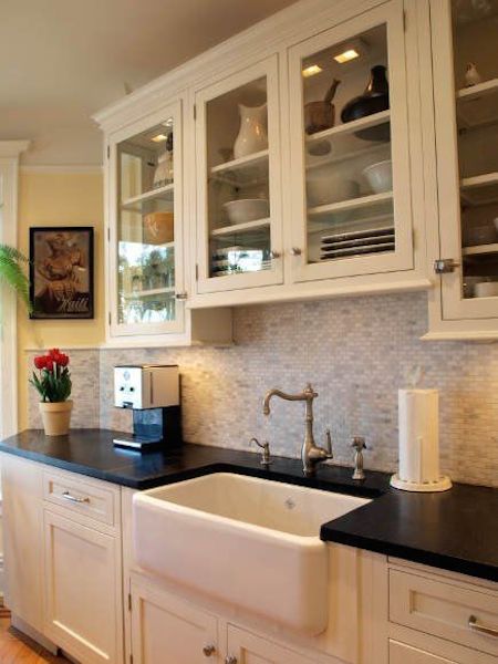 Shelf between 2024 cabinets over sink