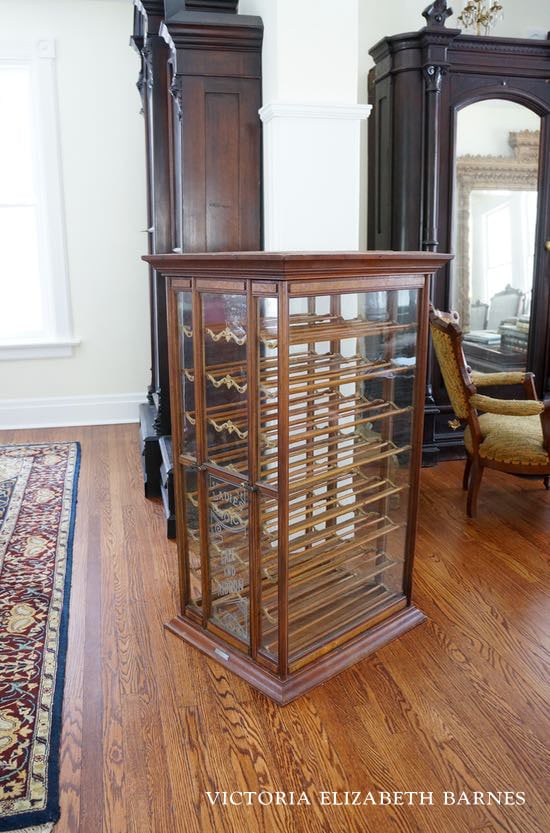 CRAIGSLIST is my greatest source for antiques and salvaged decor! My most recent find is this amazing ANTIQUE RIBBON CABINET! Come tour our Victorian house… we are DIY-ing the restoration, one room at a time… the BEST part is the decorating! 