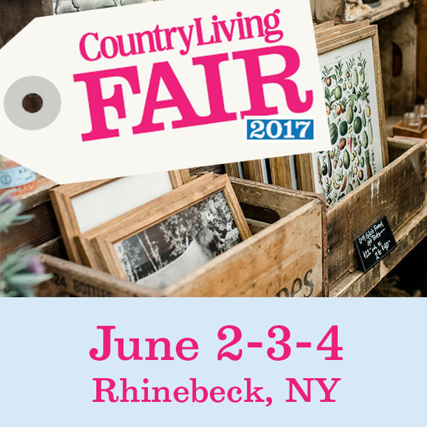 Meet me at the Country Living Fair… The pages of Country Living Magazine come to life! Great antique shopping, vintage home decor, repurposed junk! 