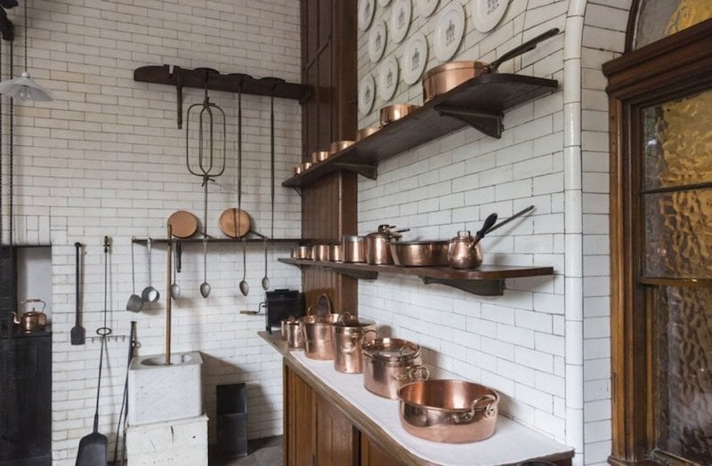 Open shelving ideas for our DIY kitchen remodel.