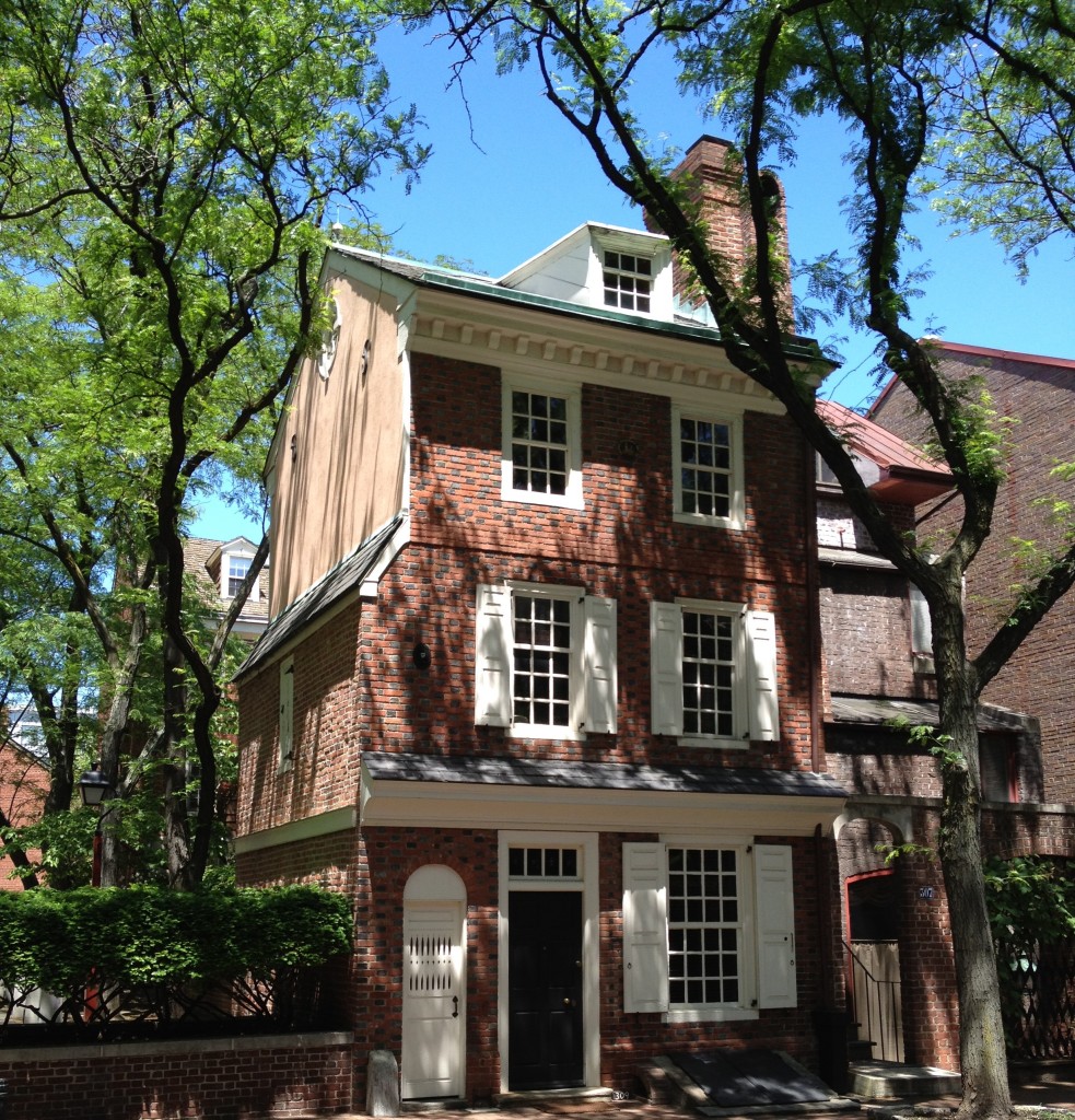 Society Hill. Philadelphia. Trinity houses. VICTORIA ELIZABETH BARNES