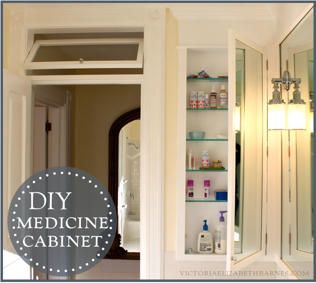 Diy Bath Remodel Medicine Cabinet