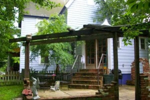 Before photo of our old Victorian house restoration.