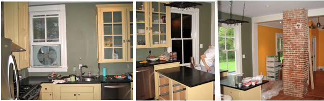 Designing a kitchen for an old-house. Photos of our small kitchen before a DIY kitchen redesign.