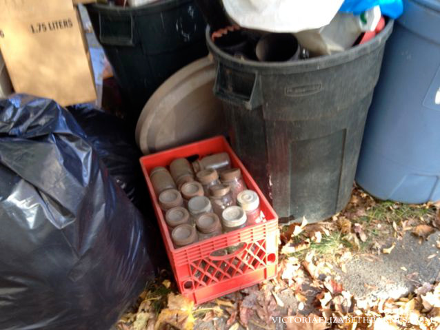 Crate Of Antique Mason Jars Just In Time For Christmas Victoria