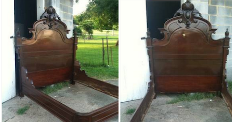 Converting an Antique Bed to a Modern Queen or King Size – Harp Gallery  Antique Furniture Blog