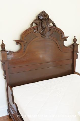 Diy Custom Antique Bed Frame, Used King Size Bed Frame Craigslist