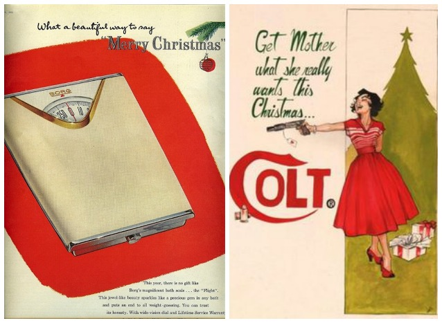 vintage christmas ads