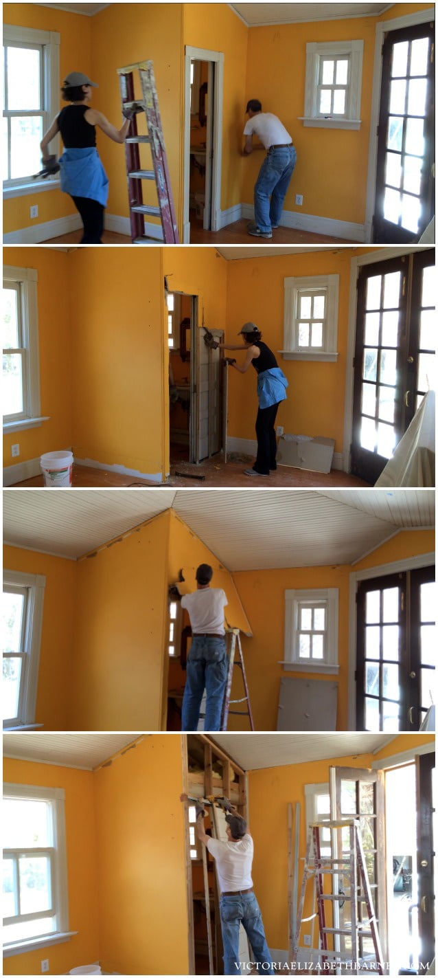 Restoring our Victorian house, one room at a time… current project is our DIY kitchen remodel: a total gut job.