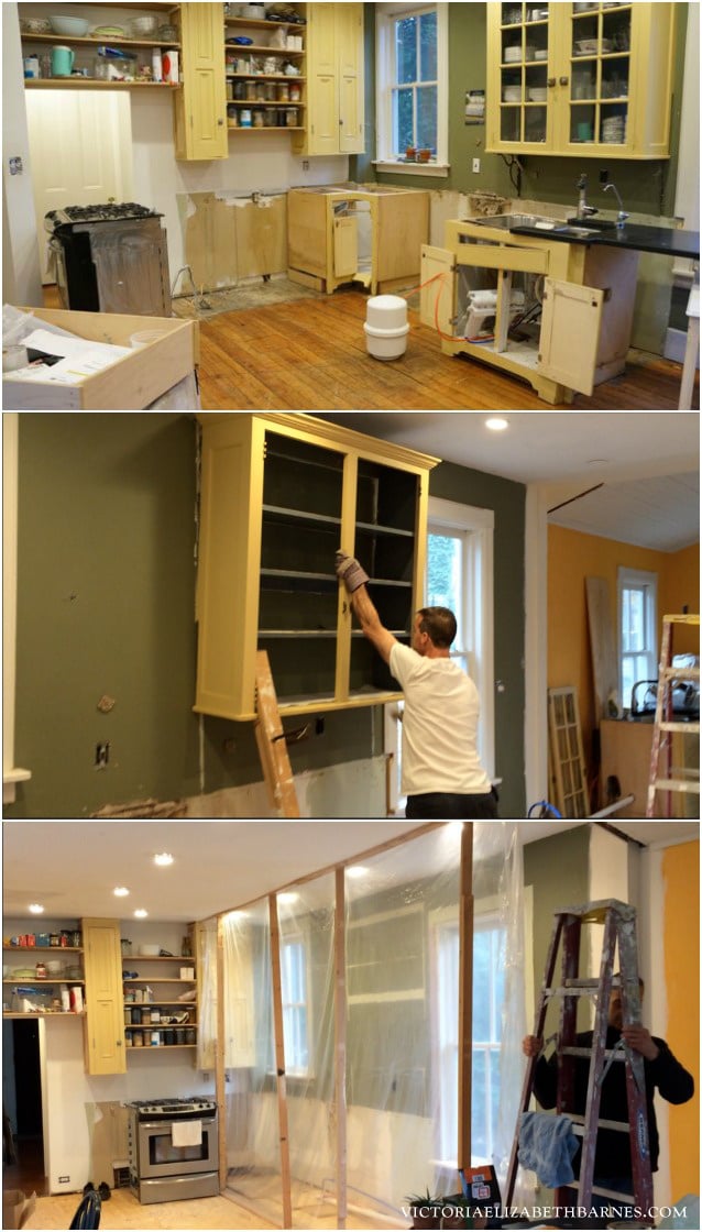 See our DIY kitchen remodel… we are restoring an old Victorian house, one room at a time.
