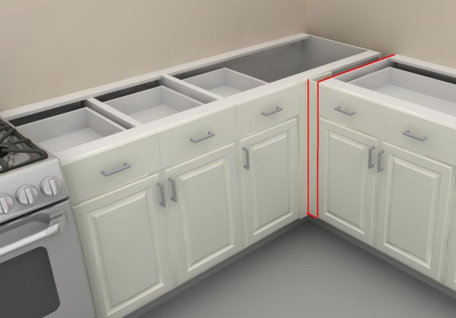 DIY kitchen remodel— options for kitchen corner storage… lazy susan, blind cabinet?