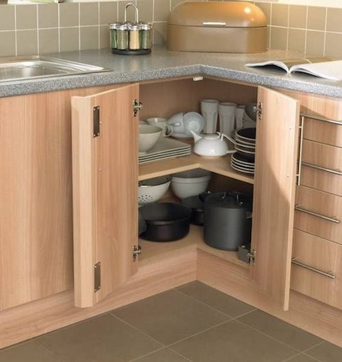 Kitchen Corner Cabinets And Storage, Blind Kitchen Corner Cabinet Solutions