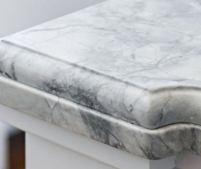 Dupont-over-eased-edge- laminate marble Countertop
