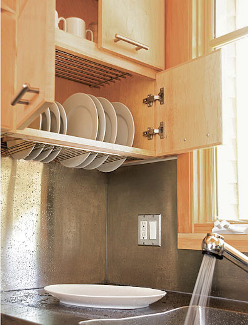 Kitchen design get the dish rack off the counter. VICTORIA ELIZABETH BARNES