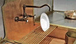 antique brass copper custom sink