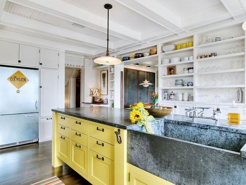 Options for a kitchen design with no window over the sink. - VICTORIA  ELIZABETH BARNES